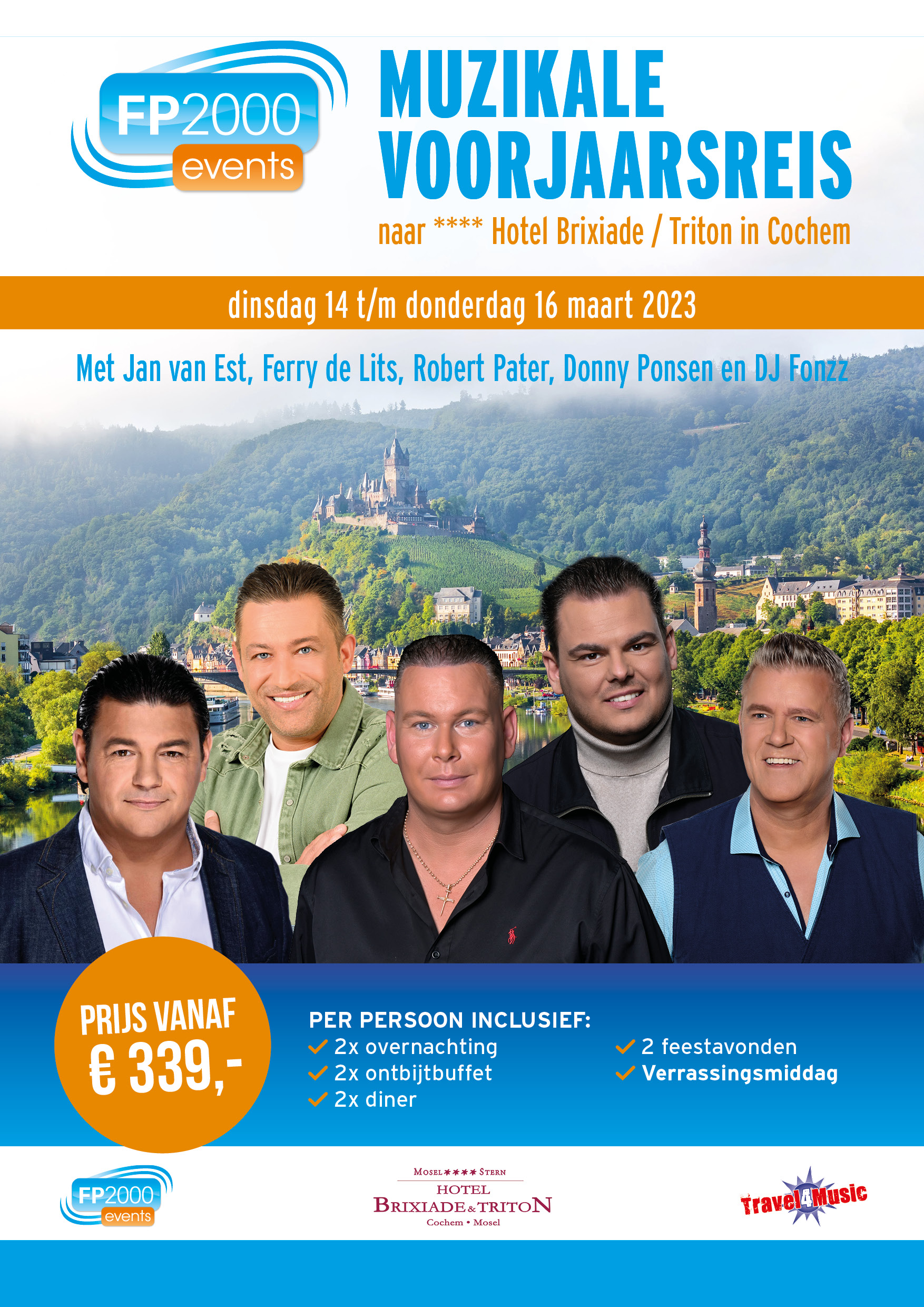 Artiesten Reizen FP2000 Events
